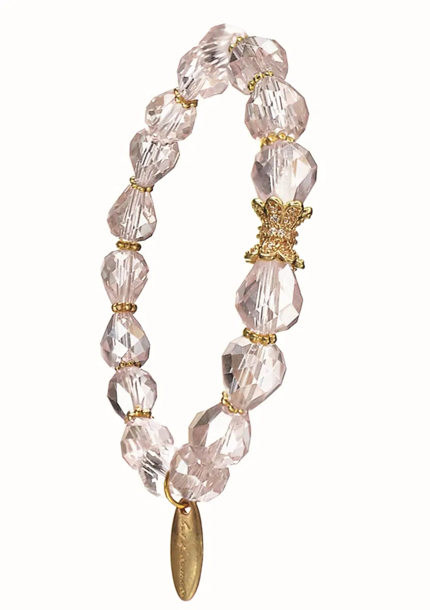 Hot Tomato Shine On Clear Shimmer Bracelet