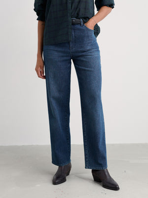 Seasalt Mid Wash Penwith Coloured Denim Jean