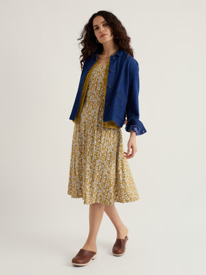 Seasalt Inky Botanical Tansy Pier View Jersey Dress