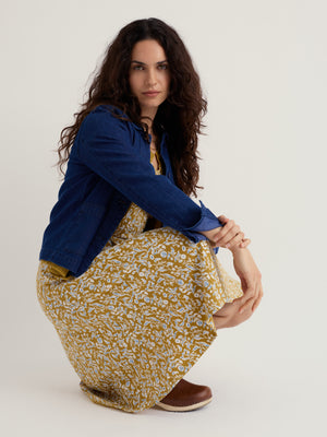 Seasalt Inky Botanical Tansy Pier View Jersey Dress