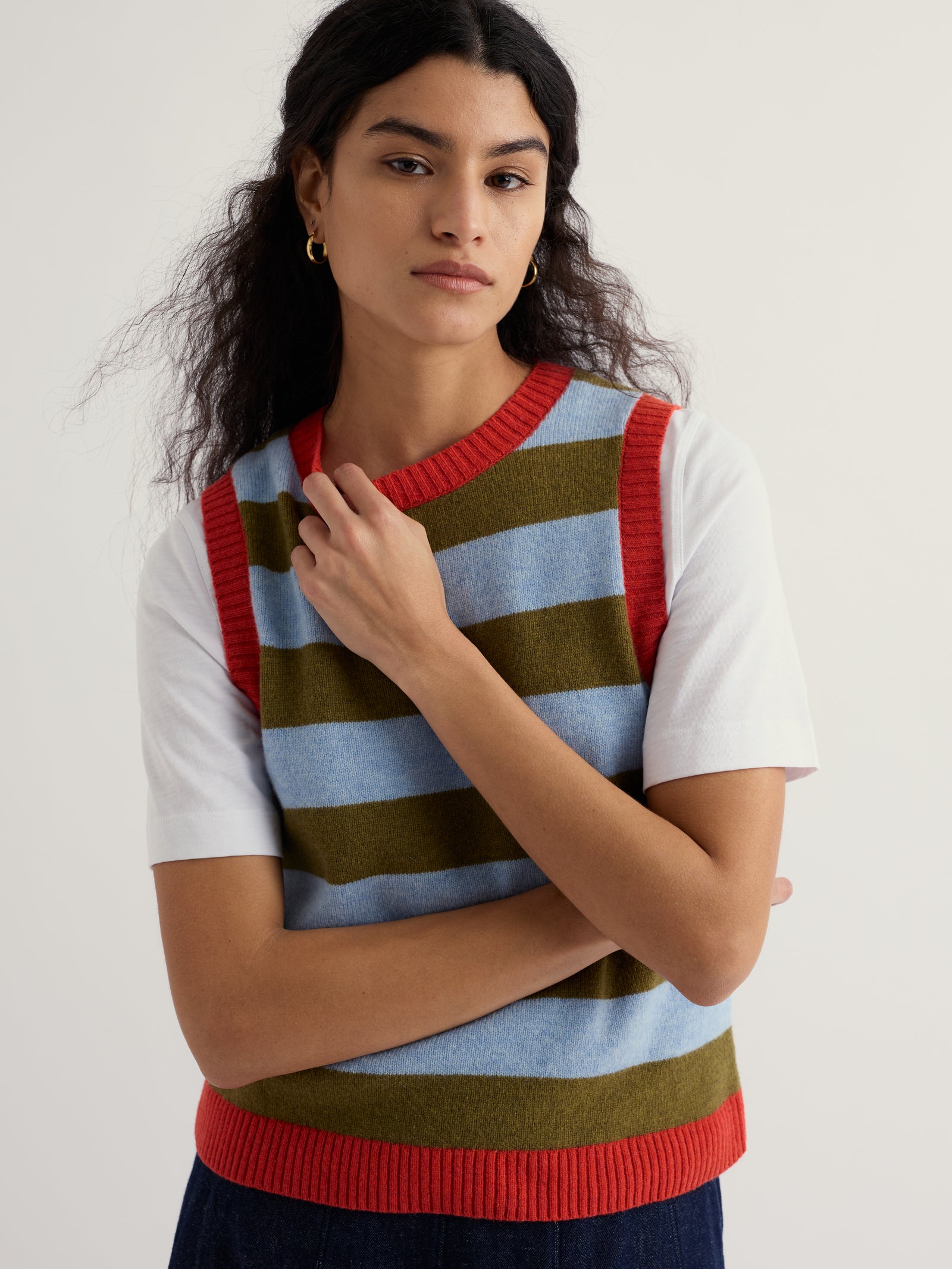 Seasalt Bright Shape Seagrass Mix Pinwell Vest
