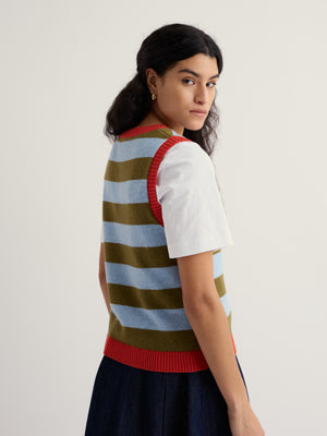 Seasalt Bright Shape Seagrass Mix Pinwell Vest