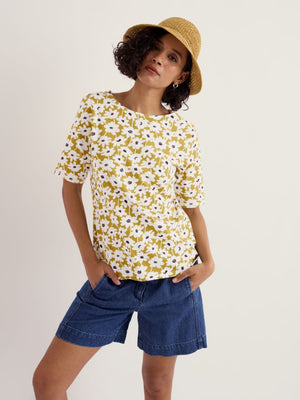 Seasalt Inked Cosmos Avocado Poisson T-Shirt
