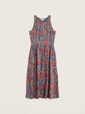 Seasalt Red Hot Poker Dusk Porthmeor Wave Dress