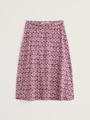 Seasalt Painted Asters Dark Freesia Rose Skirt