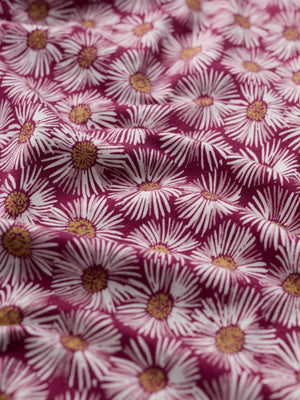 Seasalt Painted Asters Dark Freesia Rose Skirt