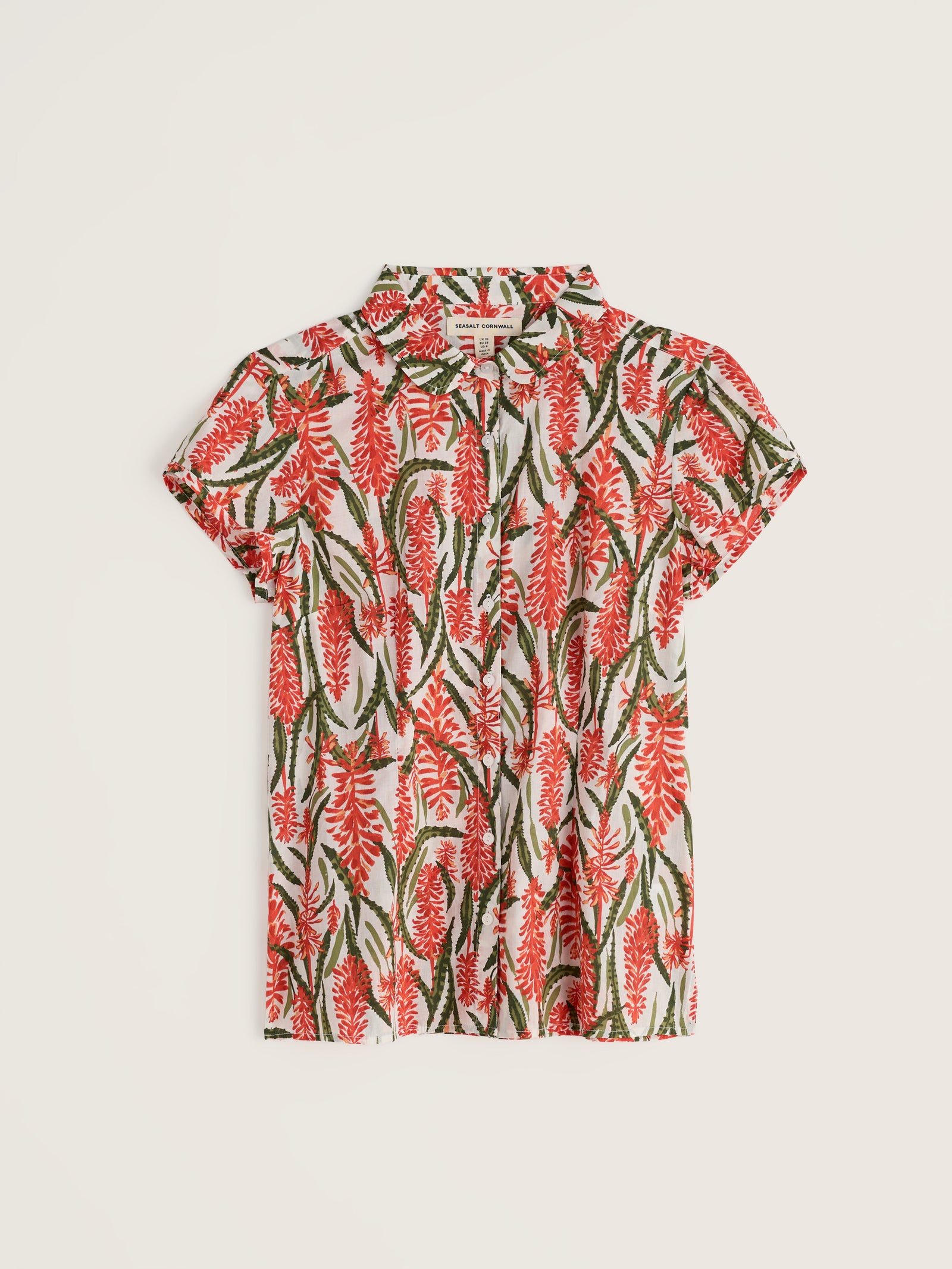 Seasalt Red Hot Poker Chalk Rushmaker Shirt