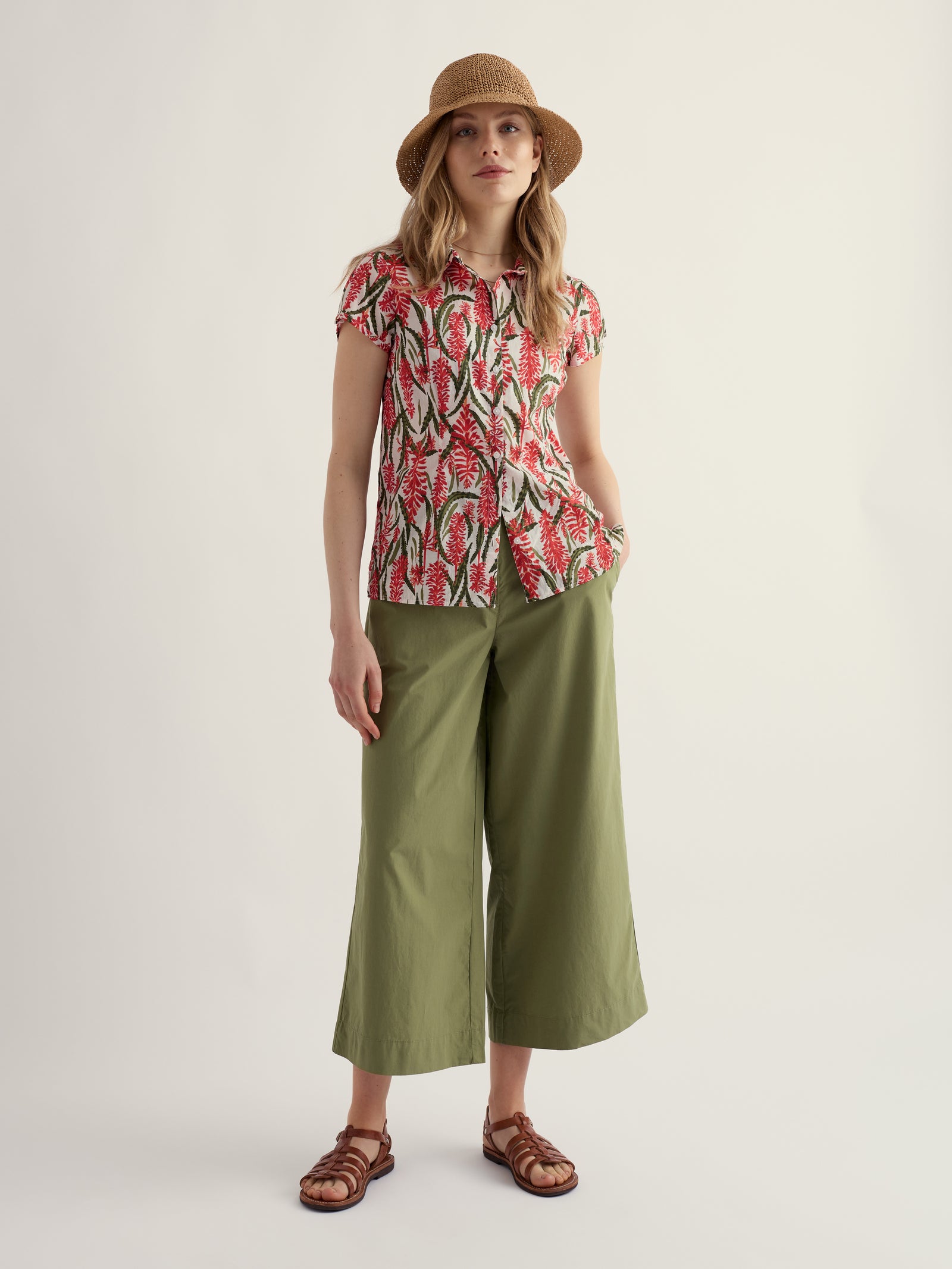Seasalt Red Hot Poker Chalk Rushmaker Shirt
