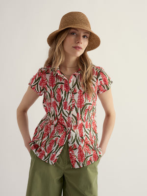 Seasalt Red Hot Poker Chalk Rushmaker Shirt