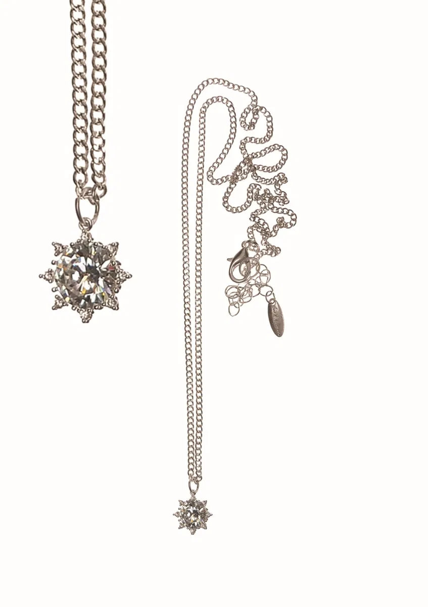 Hot Tomato Silver Hear Comes The Sun Necklace