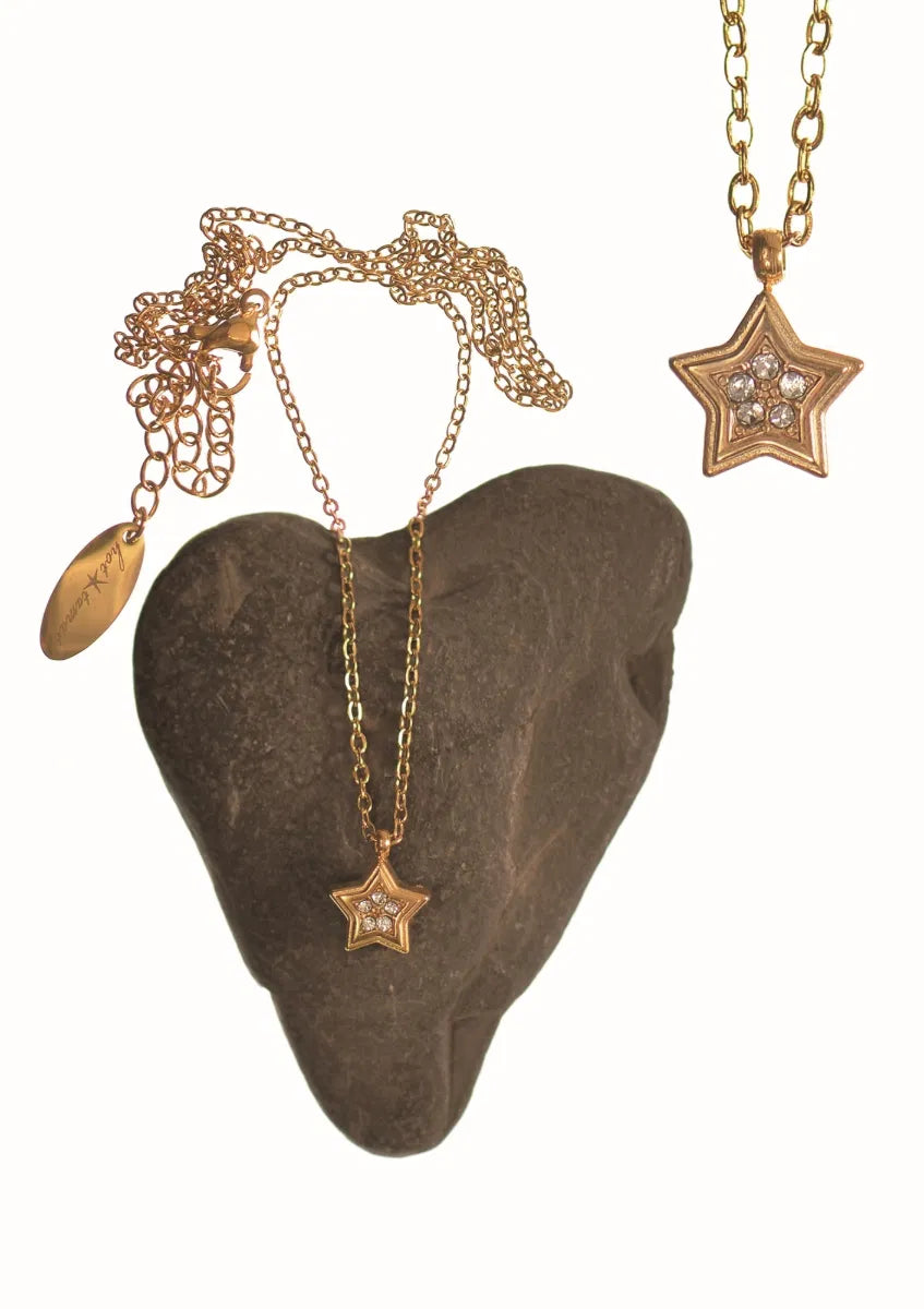 Hot Tomato Gold Plated Lone Star Necklace