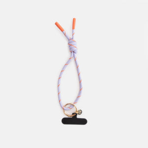 Caroline Gardner Lilac & Orange Wristlet Phone Strap