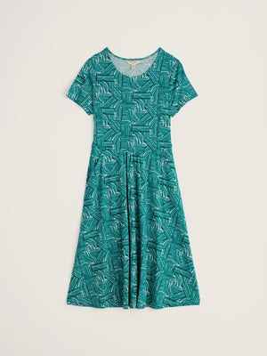 Seasalt Lawn Lines Deep Dive Short-Sleeved April Dress