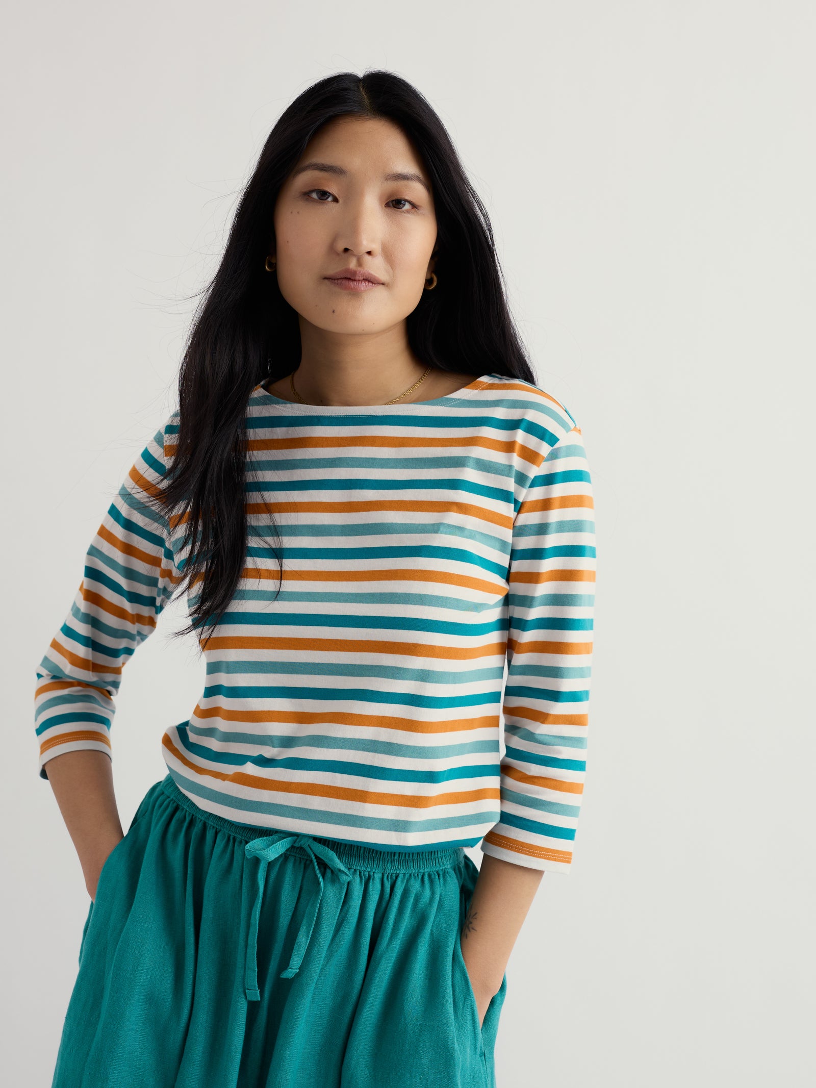 Seasalt Tri Mini Cornish Deep Dive Sailor Top