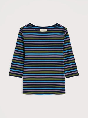Seasalt Tri Mini Cornish Lagoon Sailor 3/4 Sleeve Top