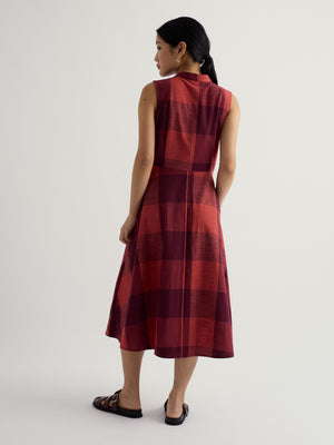 Seasalt Lavandin Umber Sleeveless Carved Wood Dress