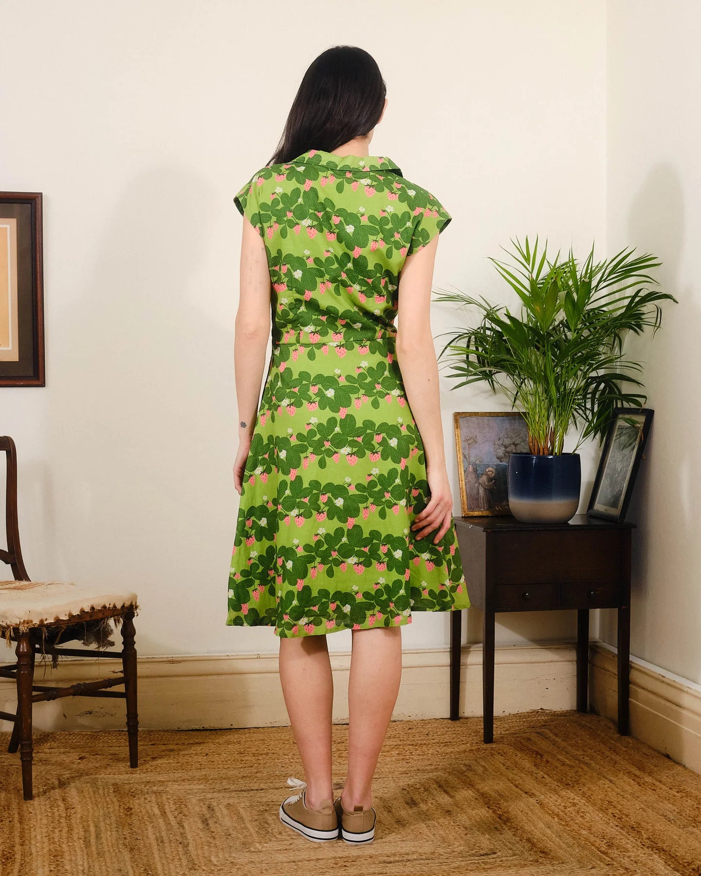 Pretty Vacant Strawberry Picking Stella Dress