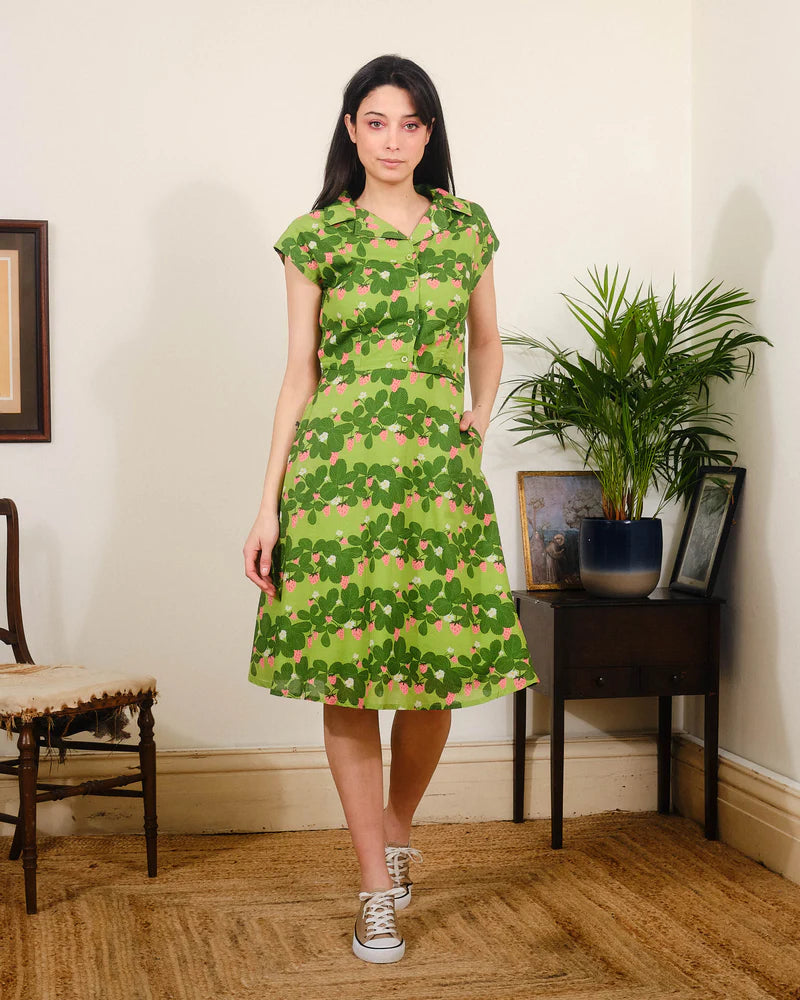 Pretty Vacant Strawberry Picking Stella Dress