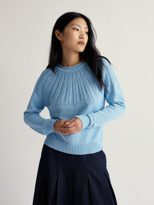 Seasalt Spring Sky Stone Chat Jumper