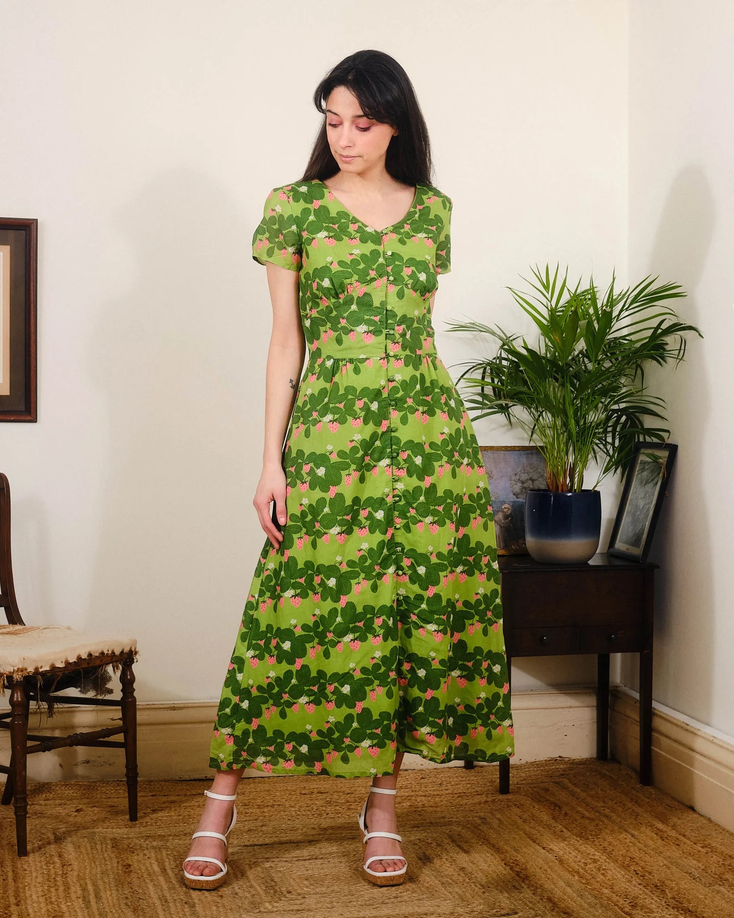 Pretty Vacant Strawberry Picking Tanya Dress