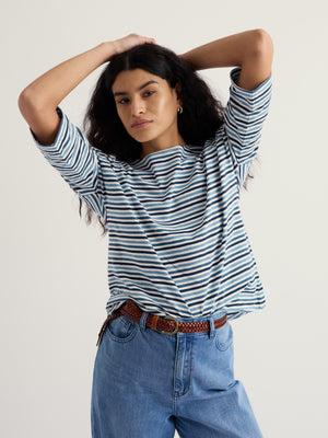 Seasalt Pellitras Dusk Tremayne Quay Jersey Top