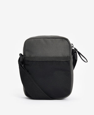 Barbour Arwin Canvas Charcoal/ Ginger Crossbody Bag