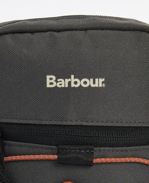 Barbour Arwin Canvas Charcoal/ Ginger Crossbody Bag