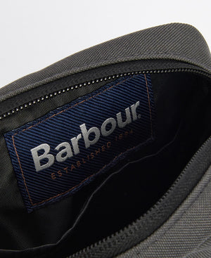 Barbour Arwin Canvas Charcoal/ Ginger Crossbody Bag