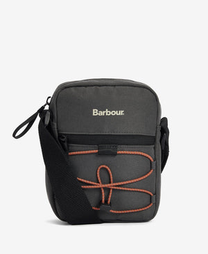 Barbour Arwin Canvas Charcoal/ Ginger Crossbody Bag