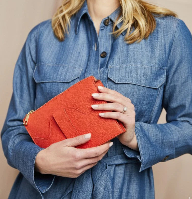 Elie Beaumont Vista Coral Bag