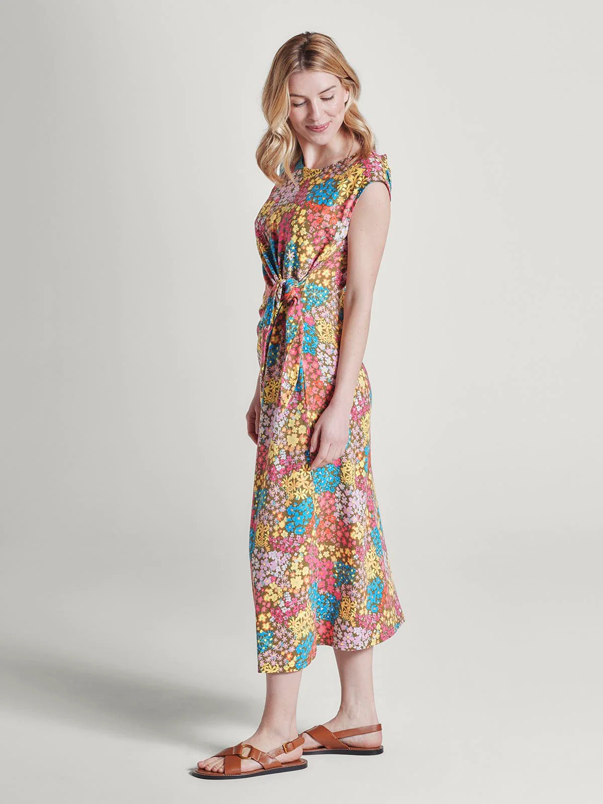 Thought Marlin Organic Cotton Jersey Maxi Dress