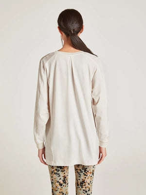 Thought Stone White Sloan Tencel™ Jersey Top