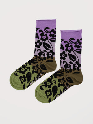 Seasalt Winsome Floral Mix Women's Bamboo Arty Socks