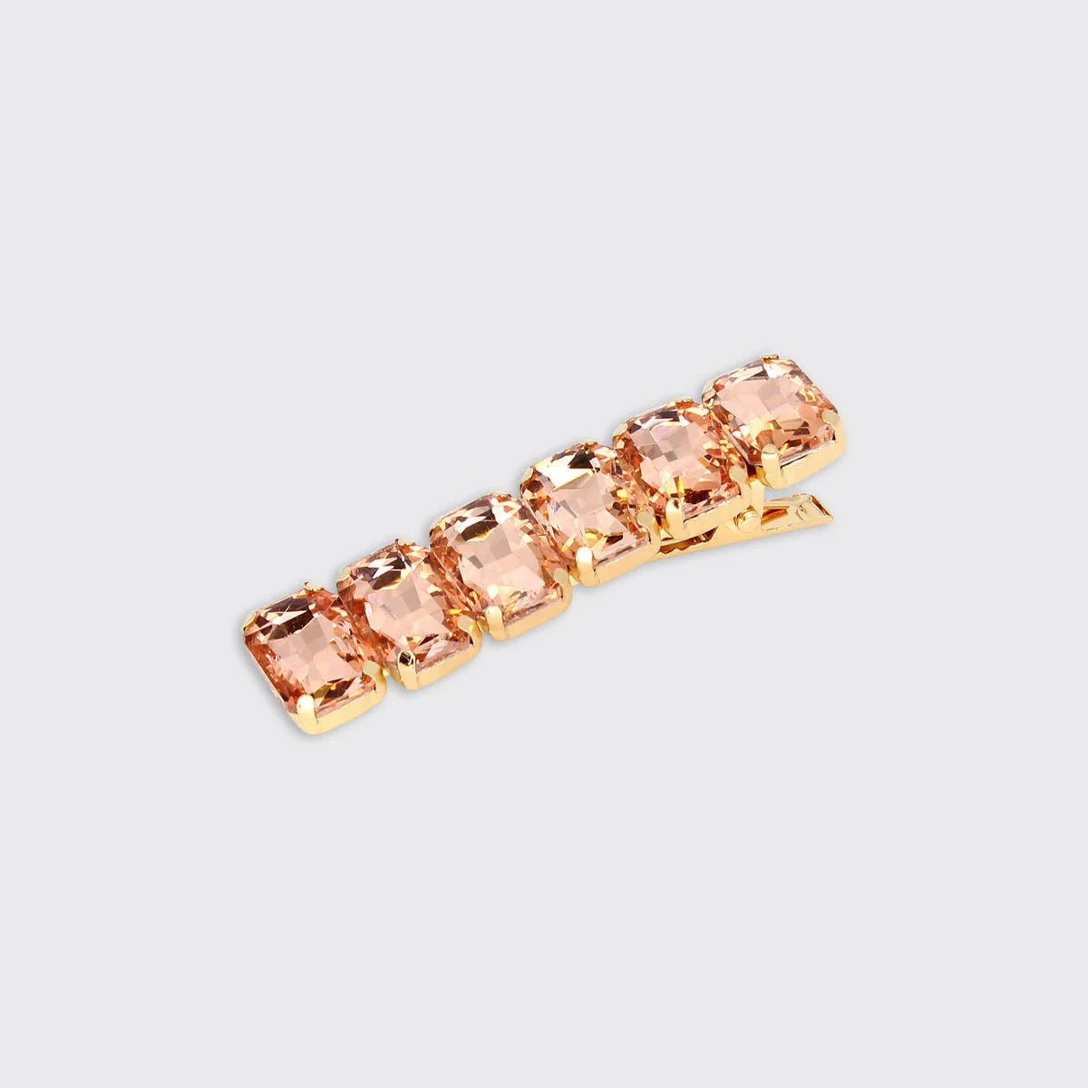 Millie Mae Tourmaline Peach Jewelled Hair Clip