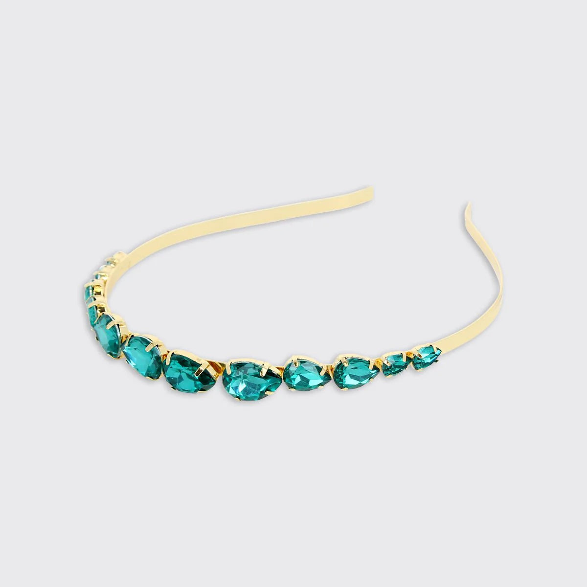 Millie Mae Teal Jewelled Headband