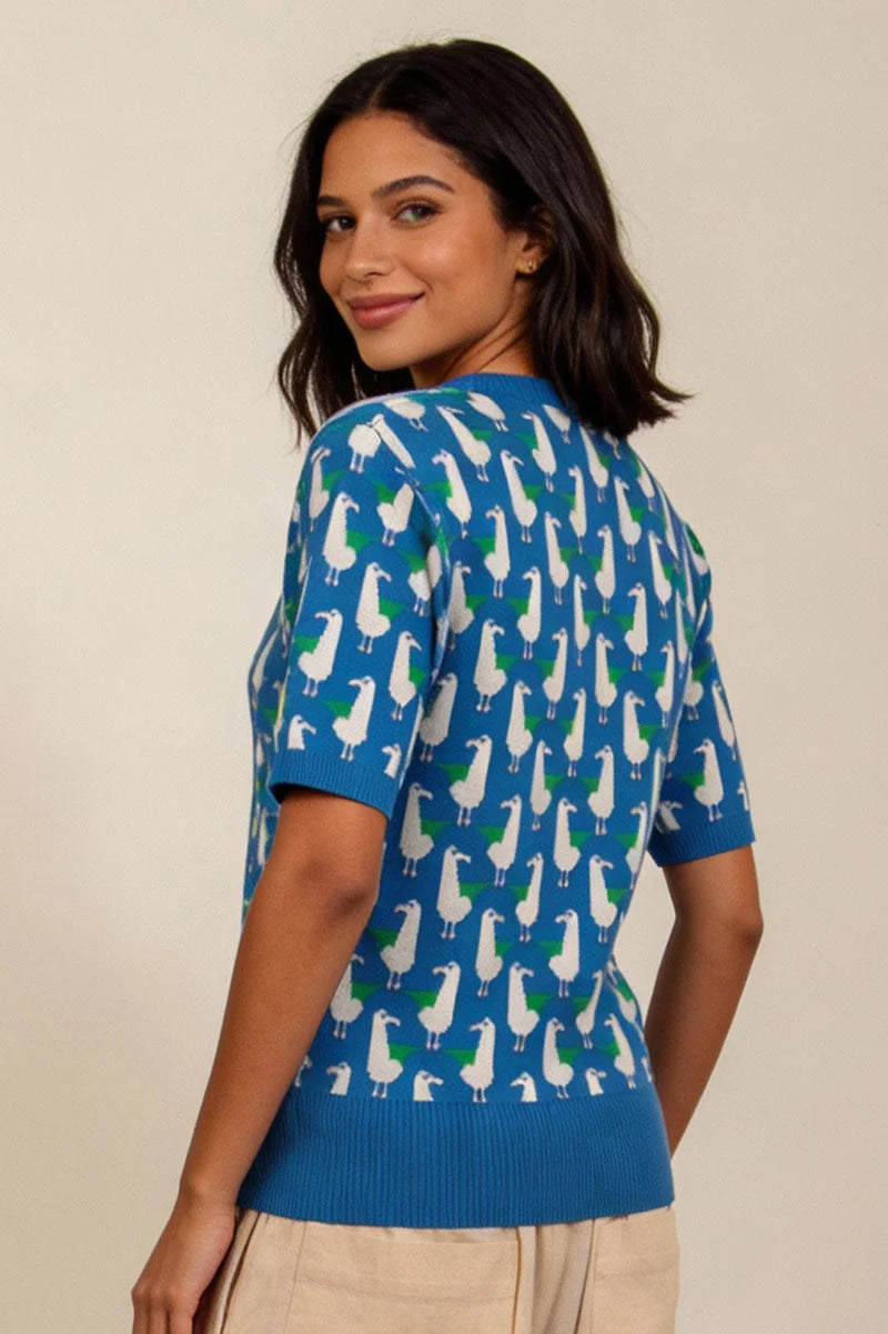 Pretty Vacant Seagulls Jacquard Knit