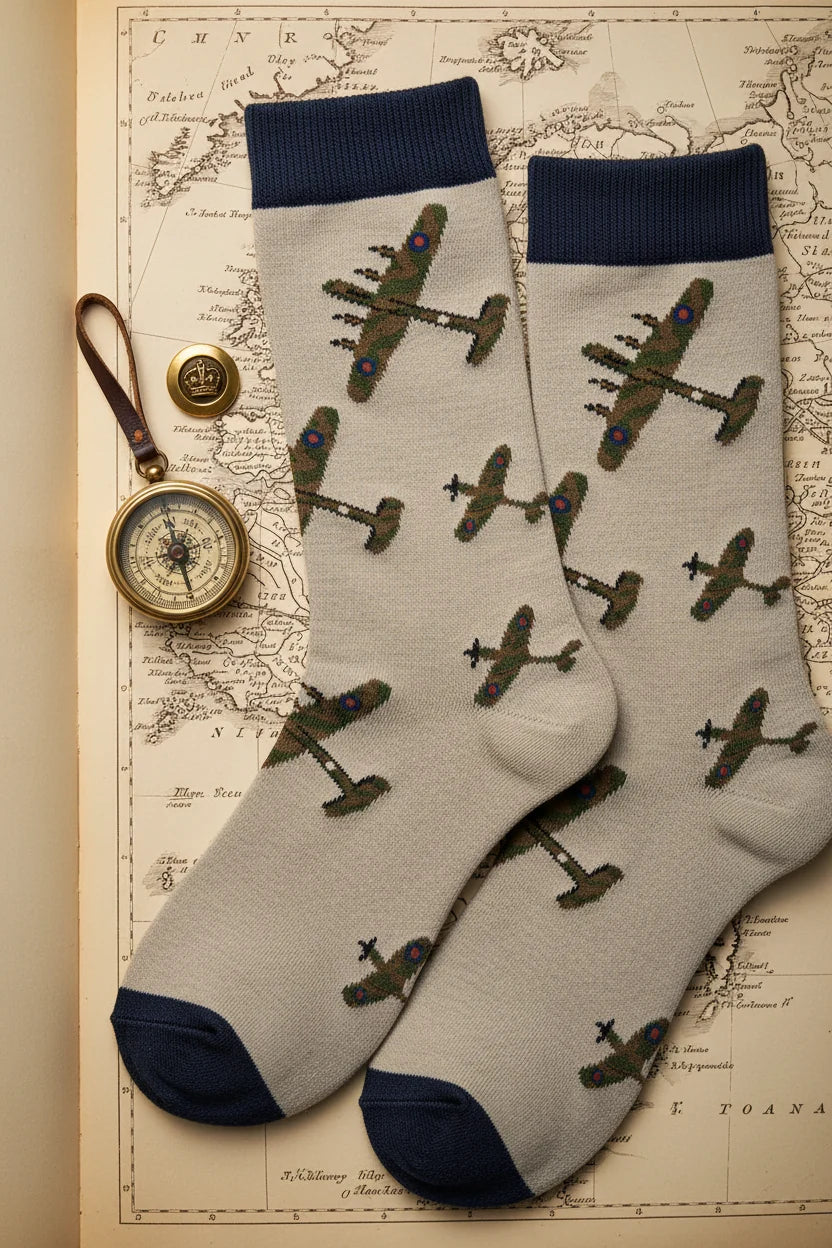 Gemjar Lancaster & Spitfire Bamboo Socks