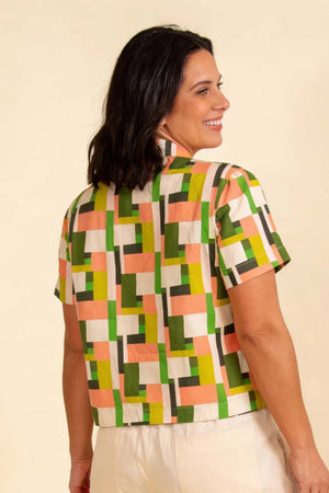 Pretty Vacant Rectangles Tara Top