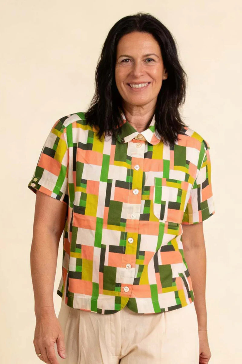 Pretty Vacant Rectangles Tara Top