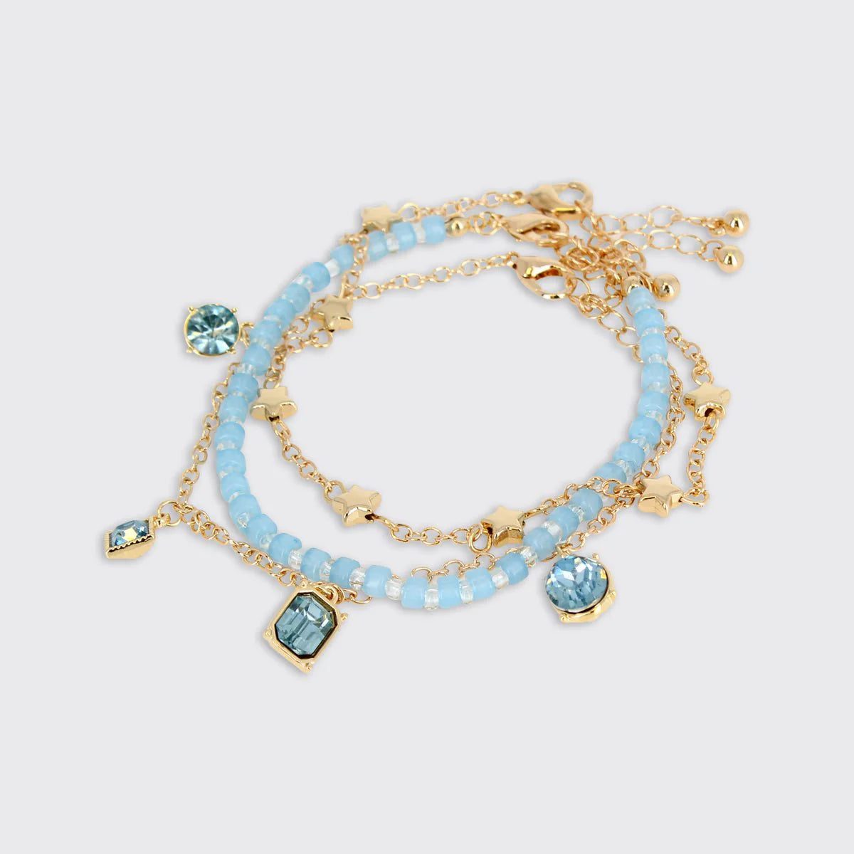 Millie Mae Teal Trio Bracelet Set