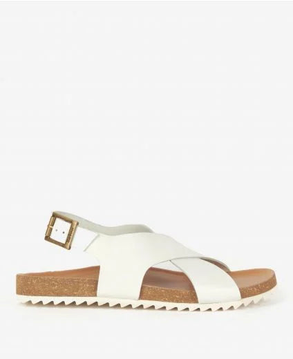Barbour Rochelle Ladies Footwear White