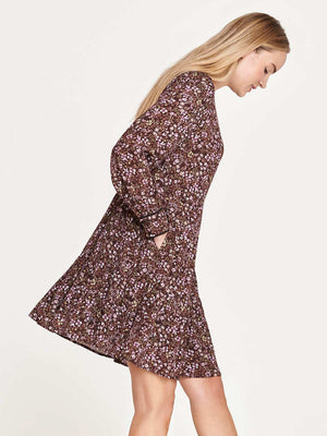 Thought Chocolate Brown Lilith Lenzing™ EcoVero™ Dress