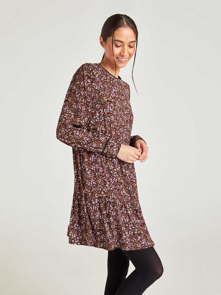 Thought Chocolate Brown Lilith Lenzing™ EcoVero™ Dress
